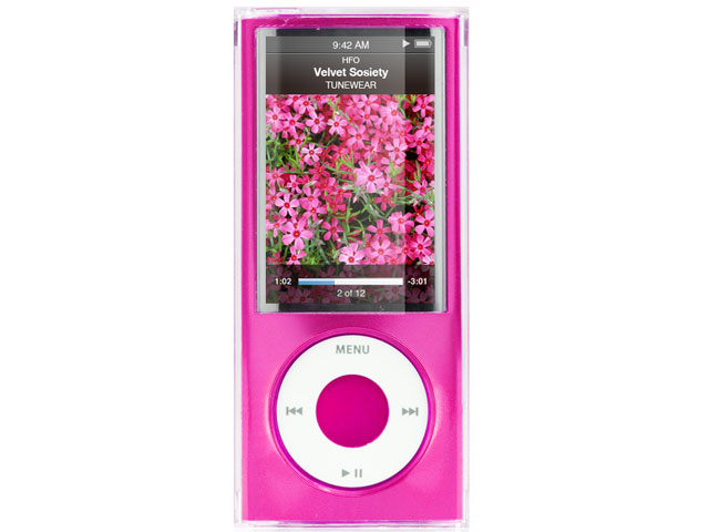 COLORSHELL for iPod nano 5G USB�d���A�_�v�^�t���X�^�[�^�[�Z�b�g �s���N TUN-IP-000106 �̐��i�摜