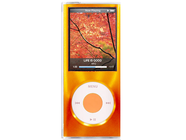COLORSHELL for iPod nano 4G �X�^�[�^�[�Z�b�g �I�����W TUN-IP-000082 �̐��i�摜