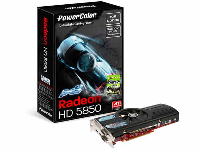 PowerColor PCS+ HD5850 1GB GDDR5 (PCIExp 1GB) �̐��i�摜