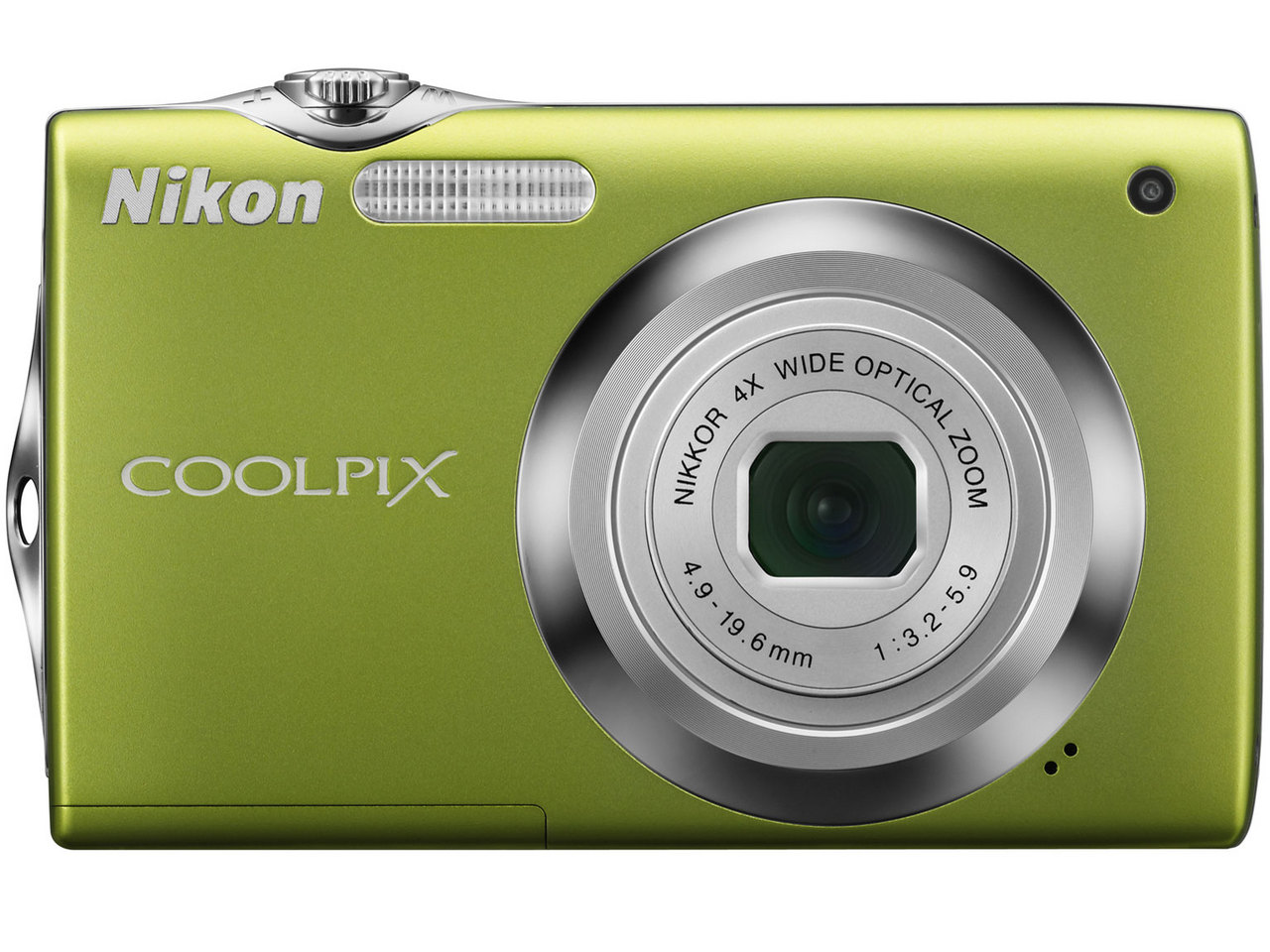 価格.com - 『本体 正面 ポップグリーン』 COOLPIX S3000 の製品画像
