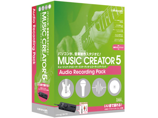 Cakewalk Music Creator 5 Audio REC Pack �̐��i�摜