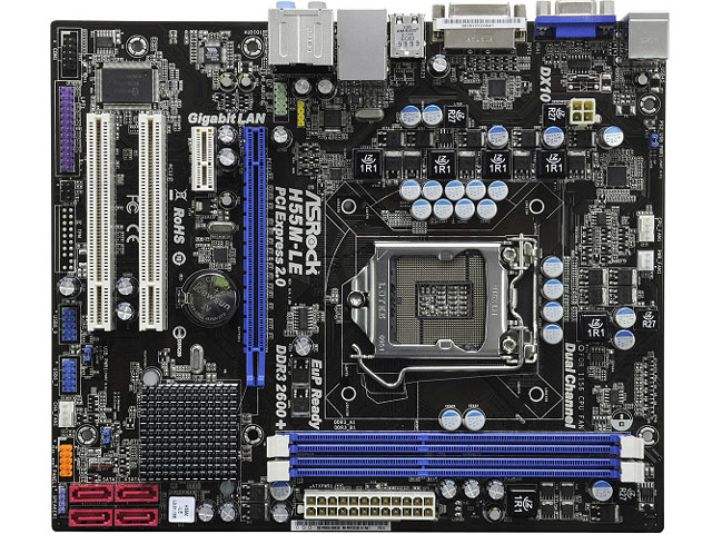 Схема подключения asrock h55m le