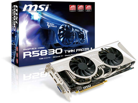 R5830 Twin Frozr II (PCIExp 1GB) �̐��i�摜