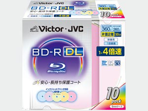 BV-R260HP10 (BD-R DL 4�{�� 10���g) �̐��i�摜