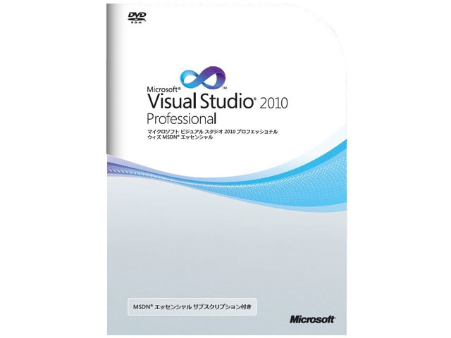 Visual Studio 2010 Professional ���{��� �̐��i�摜