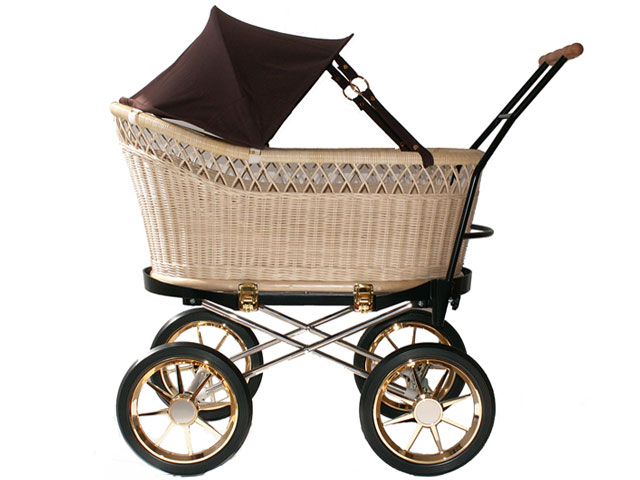 東京乳母車 プスプス ブラックシリーズ/ベージュ幌 ゴールド車輪 価格