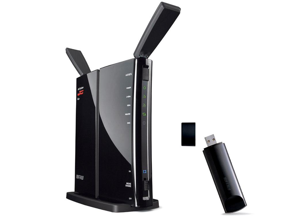 AirStation NFINITI HighPower Giga WZR-HP-AG300H/U �̐��i�摜