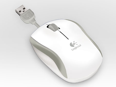 Corded Mouse M125 M125WH [�z���C�g]