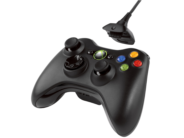 Xbox 360 ���C�����X �R���g���[���[ (���L�b�h�u���b�N)�v���C&�`���[�W �p�b�N �̐��i�摜