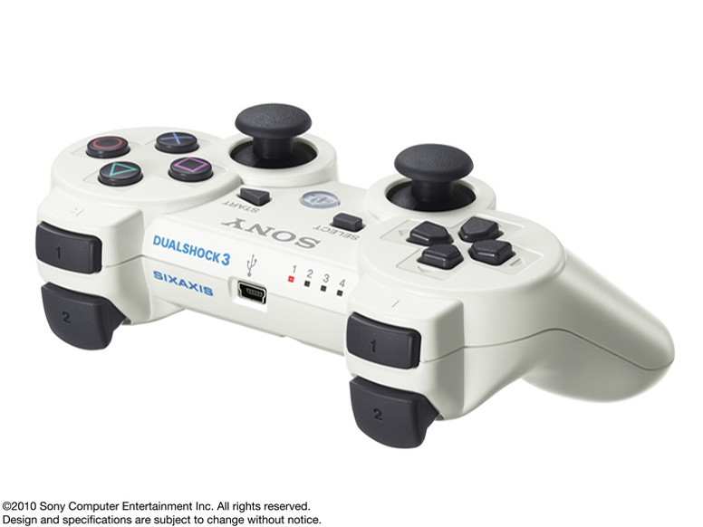 ���C�����X�R���g���[��(DUALSHOCK 3) CECH-ZC2J LW [�N���V�b�N�E�z���C�g] �̐��i�摜