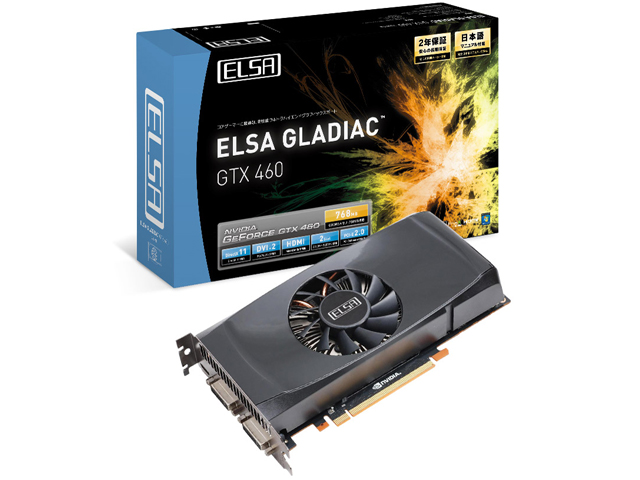 ELSA GLADIAC GTX 460 768MB [PCIExp 768MB] �̐��i�摜