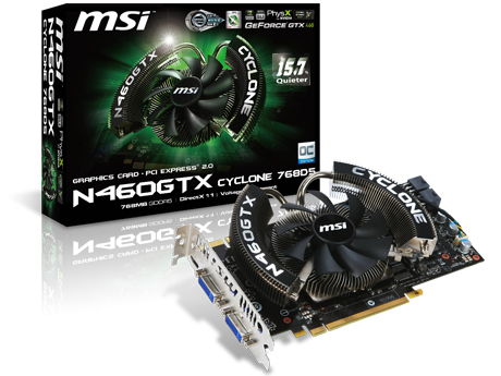 N460GTX Cyclone OC [PCIExp 768MB] �̐��i�摜