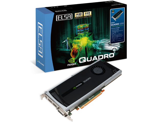 NVIDIA Quadro 4000 [PCIExp 2GB] �̐��i�摜