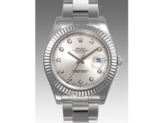 �f�C�g�W���X�gII 116334G [10P�_�C�� �I�C�X�^�[�u���X���b�g �V���o�[] �̐��i�摜