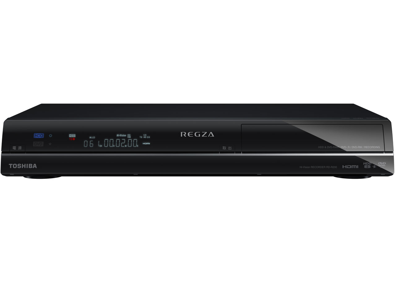 REGZA�n�C�r�W�������R�[�_�[ RD-R200
