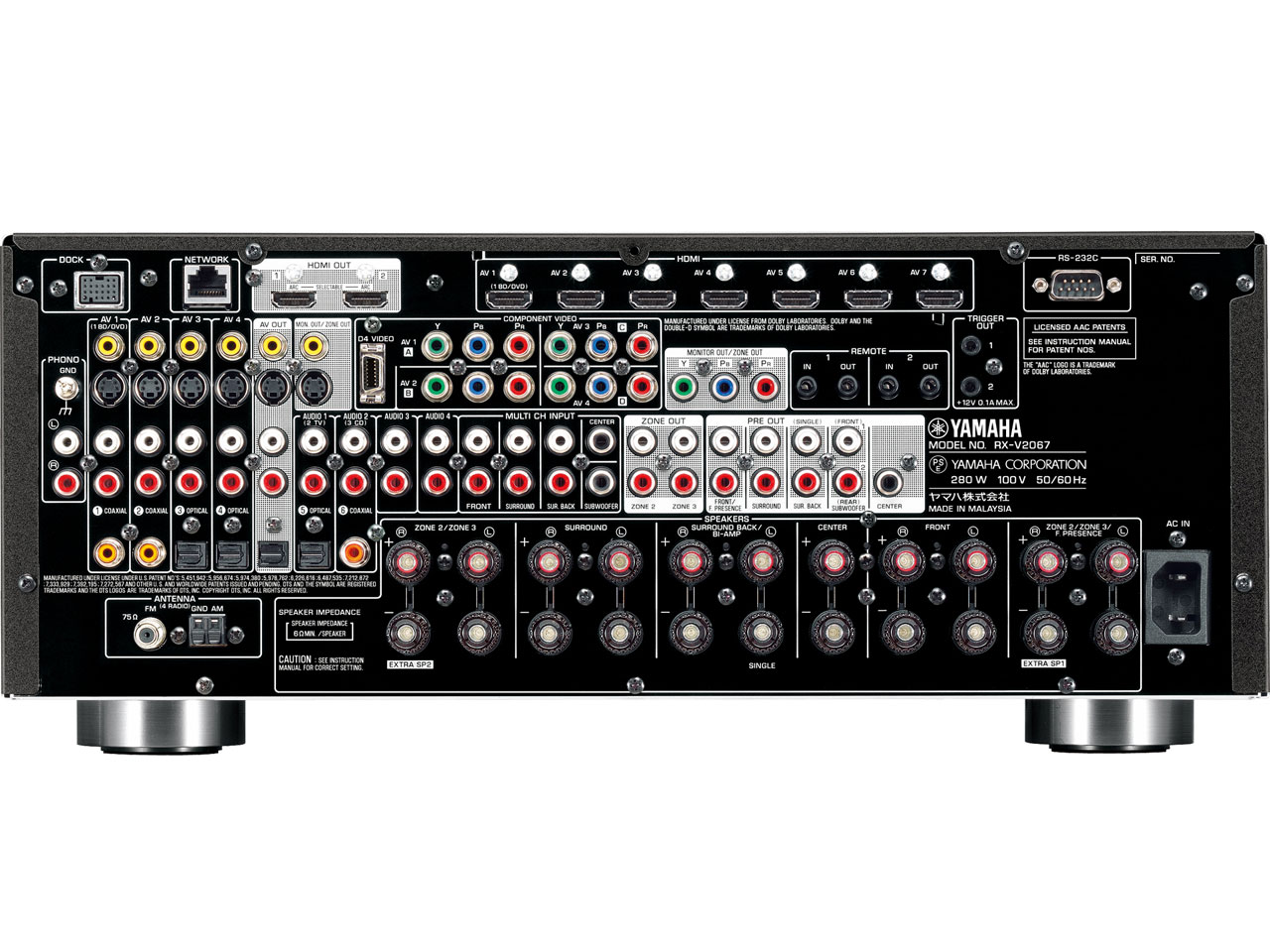 RX-V2067(B) [�u���b�N]