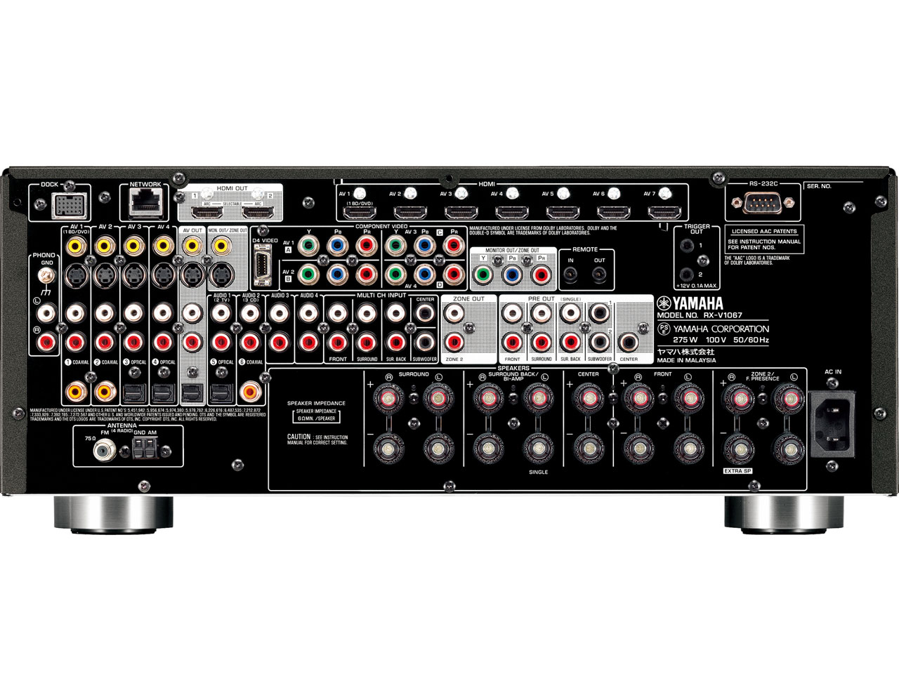 RX-V1067(B) [�u���b�N]