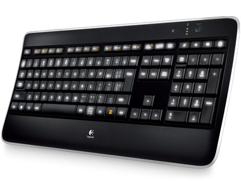 Wireless Illuminated Keyboard K800 [�u���b�N]