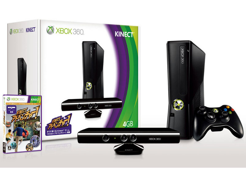 Xbox 360 4GB + Kinect