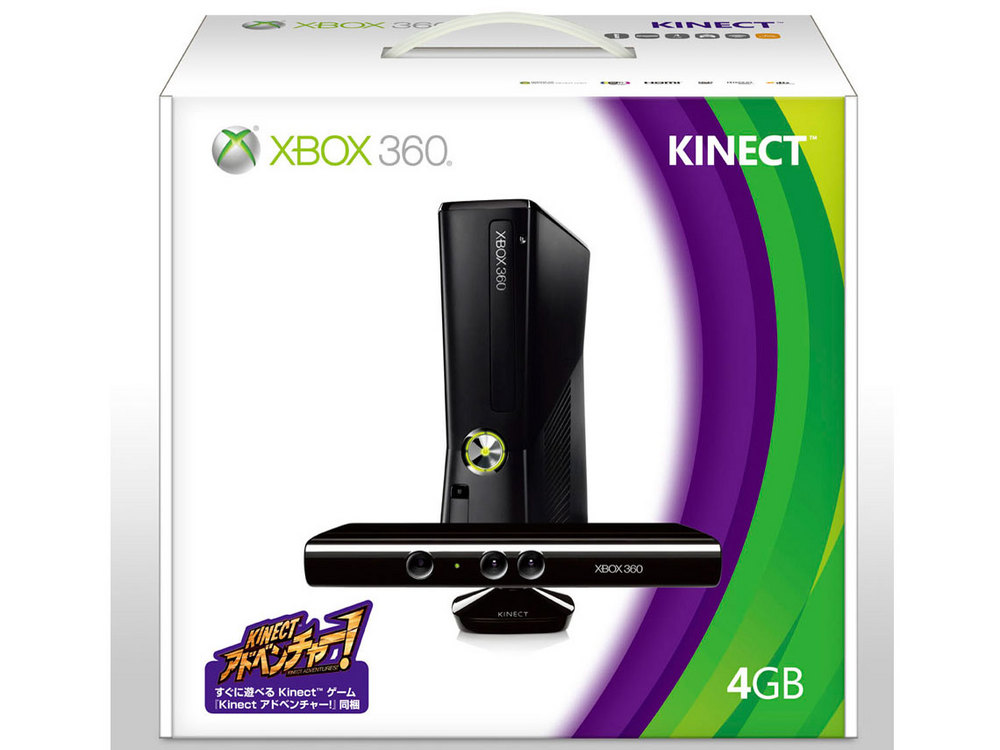 Xbox 360 4GB + Kinect