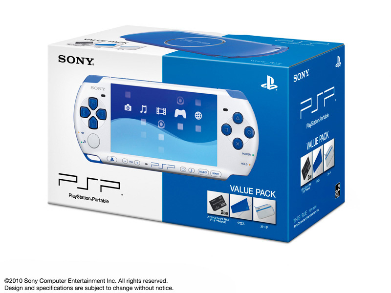 PSP �v���C�X�e�[�V�����E�|�[�^�u�� �o�����[�p�b�N �z���C�g/�u���[ PSPJ-30018