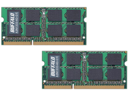 A3N1333-4GX2/E [SODIMM DDR3 PC3-10600 4GB 2���g Mac] �̐��i�摜