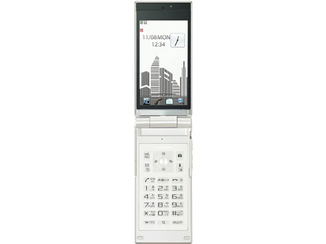 docomo PRIME series F-01C [WHITE] ̐i摜