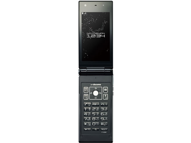 docomo SMART series F-03C [BLACK] ̐i摜