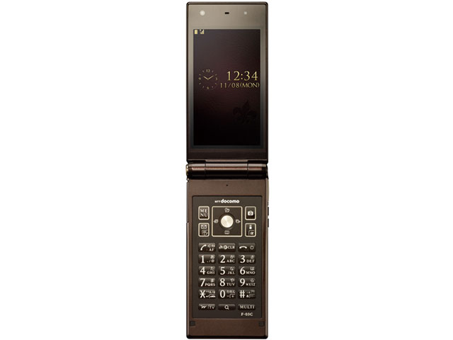docomo SMART series F-03C [BROWN] ̐i摜