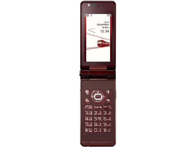 docomo SMART series P-01C [Maroon Red] ̐i摜
