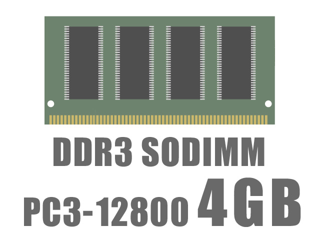 SODIMM DDR3 PC3-12800 4GB �̐��i�摜