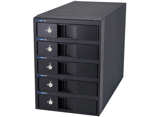 �����̃C���e���W�F���g�r��5Bay USB3.0+eSATA�R���{ CRIB535EU3 �̐��i�摜