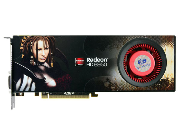 SAPPHIRE HD6950 2G GDDR5 PCI-E DL-DVI-I+SL-DVI-D/HDMI/ DUAL MINI DP [PCIExp 2GB]