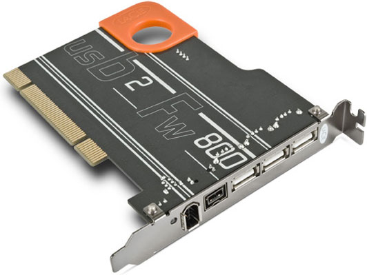 LaCie PCI Card Design by Sismo LCI-PCUF4F8 [USB2.0/IEEE1394a/IEEE1394b �o���N] �̐��i�摜