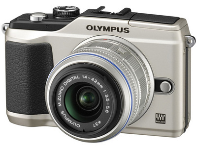 OLYMPUS PEN Lite E-PL2 �_�u���Y�[���L�b�g [�V�����p���S�[���h]
