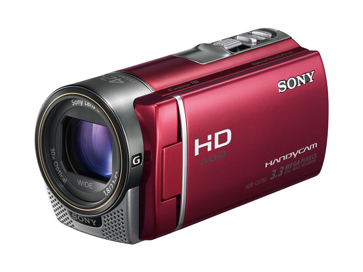 �w�{�� ���� �΂߁x HDR-CX180 (R) [���b�h] �̐��i�摜