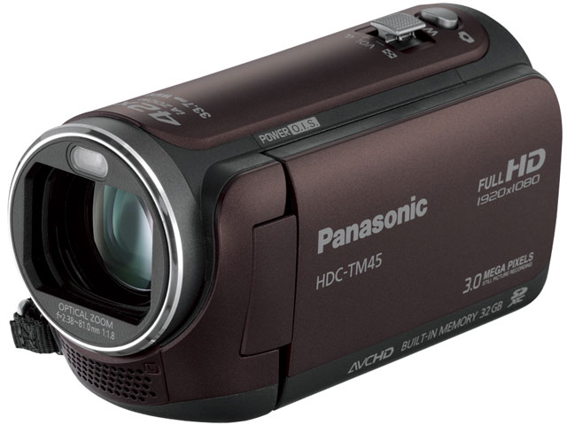 美品 動作確認済み Panasonic HDC-TM45-T ビデオカメラ パナソニック HDC-TM45-T [ショコラブラウン] 価格比較 - 価格.com