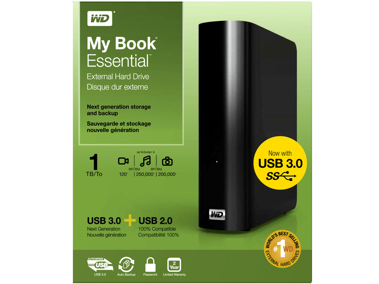 My Book Essential WDBACW0010HBK