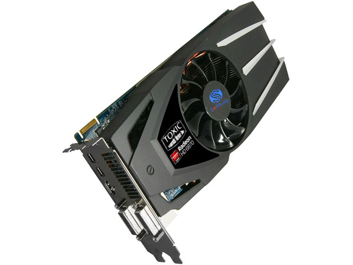 SAPPHIRE TOXIC HD6870 1G GDDR5 PCI-E DL-DVI-I+SL-DVI-D/HDMI/DUAL MINI DP [PCIExp 1GB �o���N]