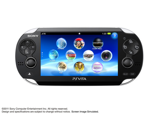 PlayStation Vita (�v���C�X�e�[�V���� ���B�[�^) Wi-Fi���f�� PCH-1000 ZA01 [�N���X�^���E�u���b�N]