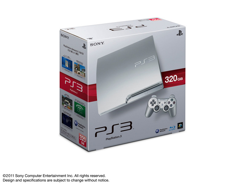 �v���C�X�e�[�V����3 HDD 320GB �T�e���E�V���o�[ CECH-2500B SS