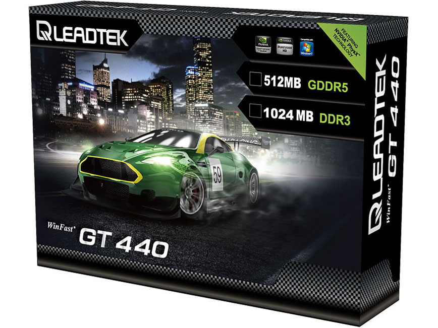 WinFast GT 440 512MB GDDR5 [PCIExp 512MB]