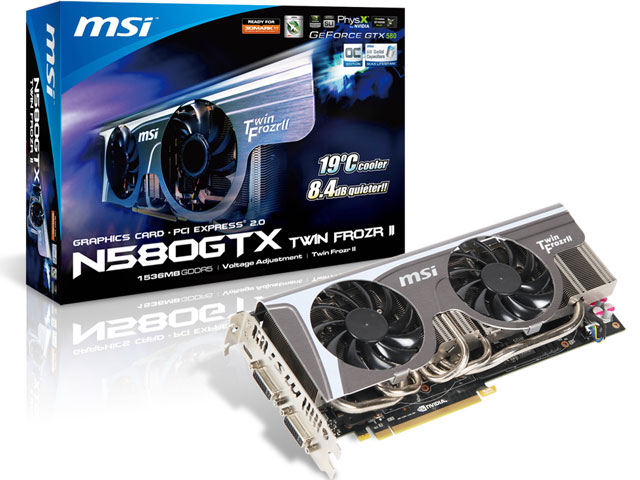 N580GTX Twin Frozr II OC [PCIExp 1.5GB] �̐��i�摜