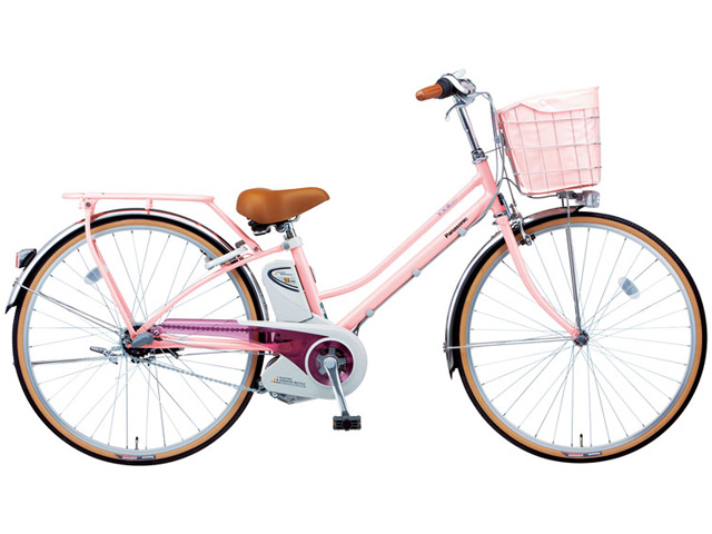 【お買い得】【Panasonic】電動アシスト自転車(ビビステップ BE ENSK63さくらピンク)写真② パナソニック ビビステップ BE-ENSK63 価格比較 - 価格.com