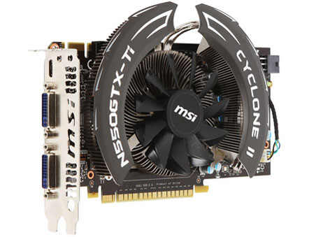 N550GTX-Ti Cyclone II 1G D5 OC [PCIExp 1GB]