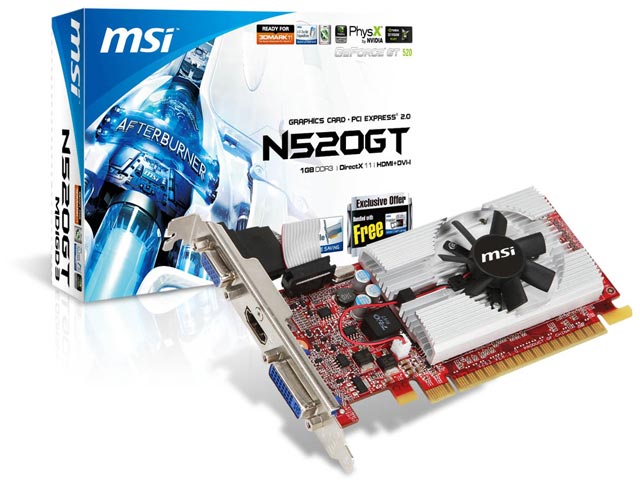 N520GT-MD1GD3 LP [PCIExp 1GB] �̐��i�摜