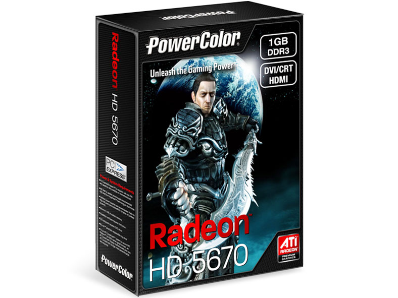 PowerColor HD5670 1GB DDR3 AX5670 1GBK3-H [PCIExp 1GB]