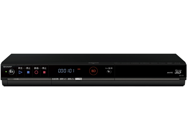 AQUOS�u���[���C BD-D1 �̐��i�摜