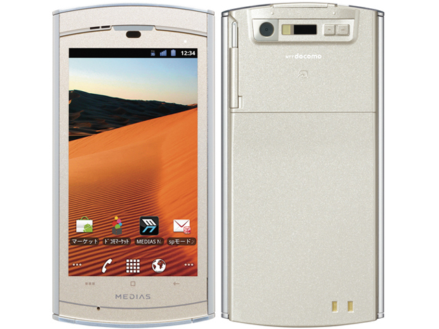 MEDIAS WP N-06C docomo [Champagne Gold] �̐��i�摜