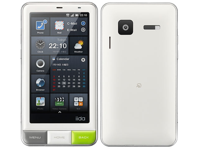 iida INFOBAR A01 au [HACCA] �̐��i�摜